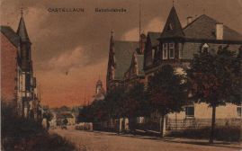 Hier geht es zur Karte mit dem Motiv 'Castellauner Bahnhofstraße im Jahr 1919'