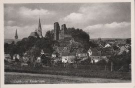 Hier geht es zur Karte mit dem Motiv 'Burgruine und Kirchen hinter einem Zaun' Hier geht es zur Karte mit dem Motiv 'Burgruine und Kirchen hinter einem Zaun'